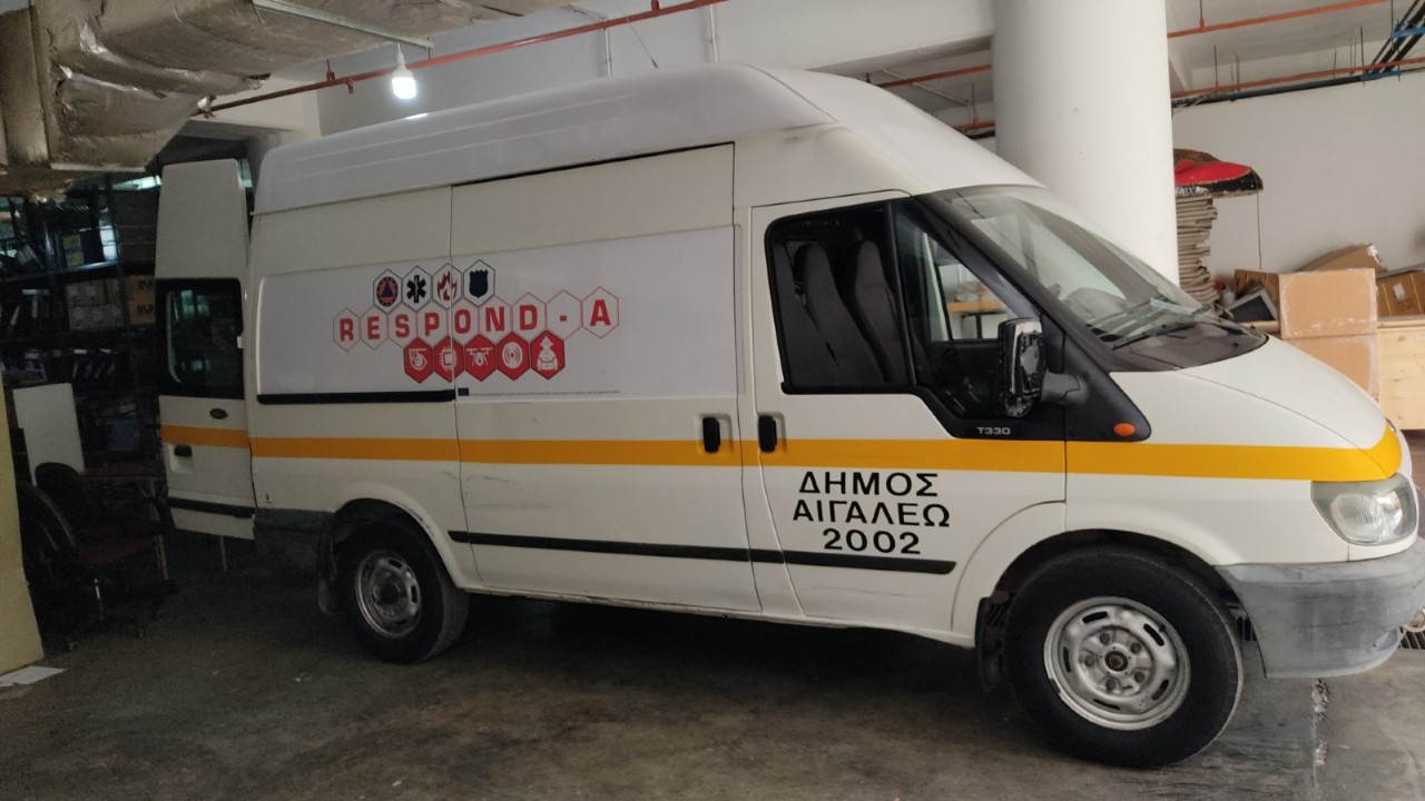  RESPOND-A trains first-responders to use innovative technologies in Egaleo, Greece 
