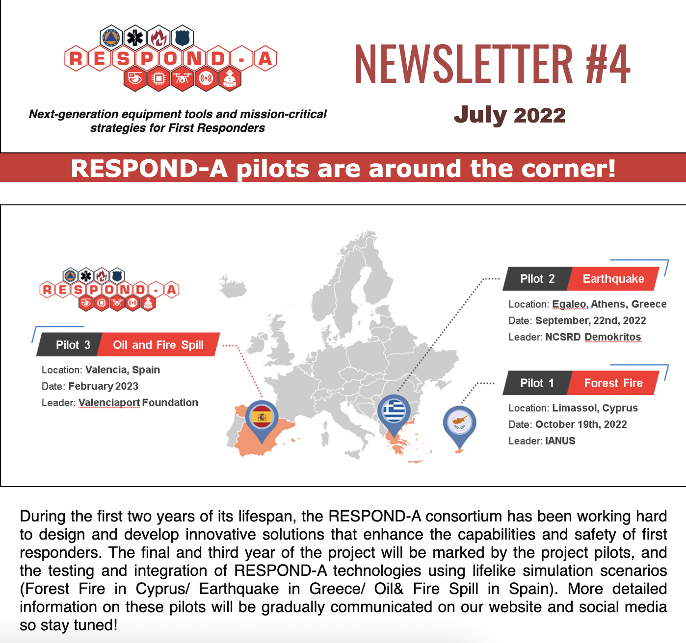 RESPOND-A 4th Newsletter