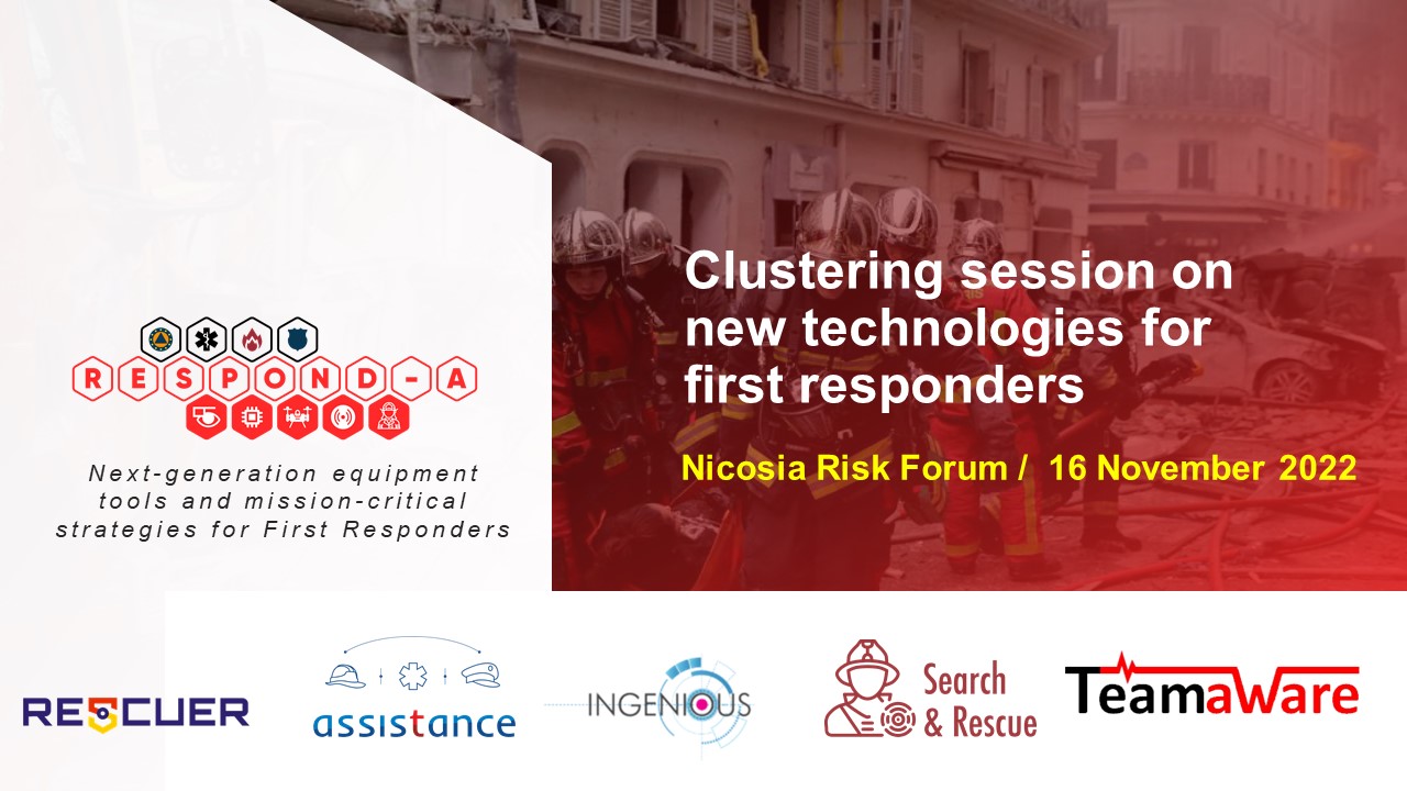 RESPOND-A organises a clustering session on new technologies for first responders at NRF2022